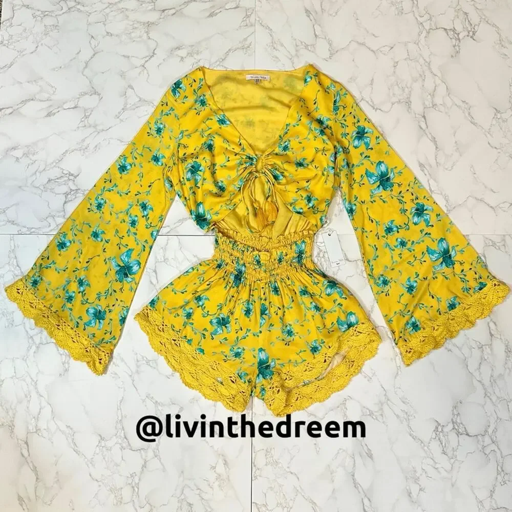 WINSTON WHITE BIANCA ROMPER SZ M $179 - Picture 12 of 13